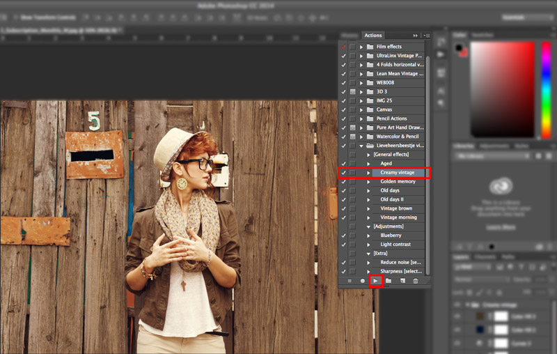 50 photoshop postwork actions download