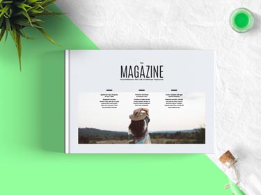 Plantilla Gratis de Revista para InDesign